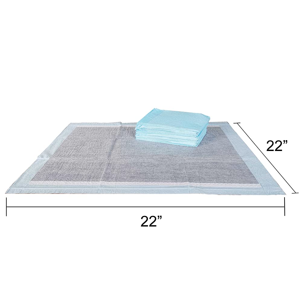 BV Charcoal Puppy Pads 22x22 inch pad shows leak-proof design.