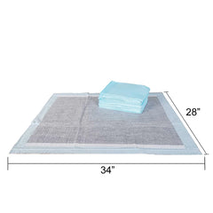 BV Charcoal Puppy Pads XL cross-section reveals 6 layers with activated charcoal for odor control