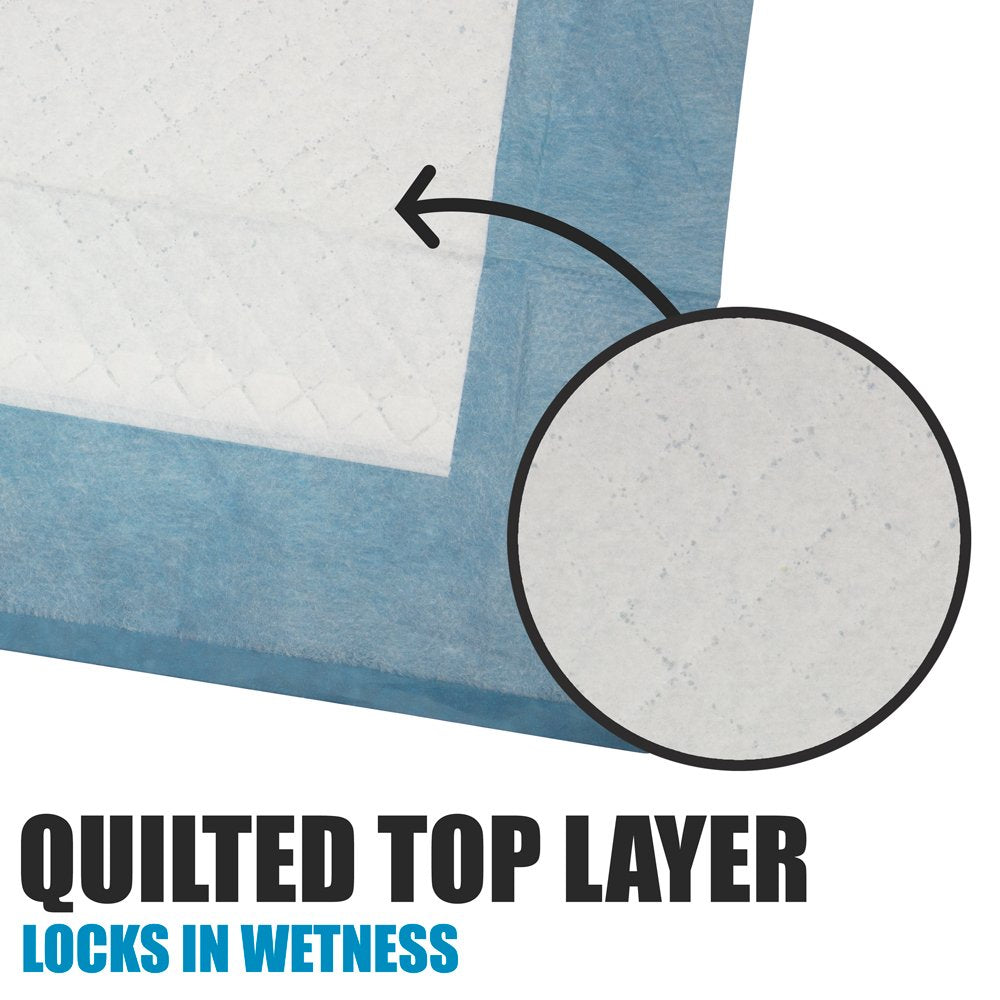 BV Puppy Pads built-in attractant guides puppies to the pad for faster potty training.