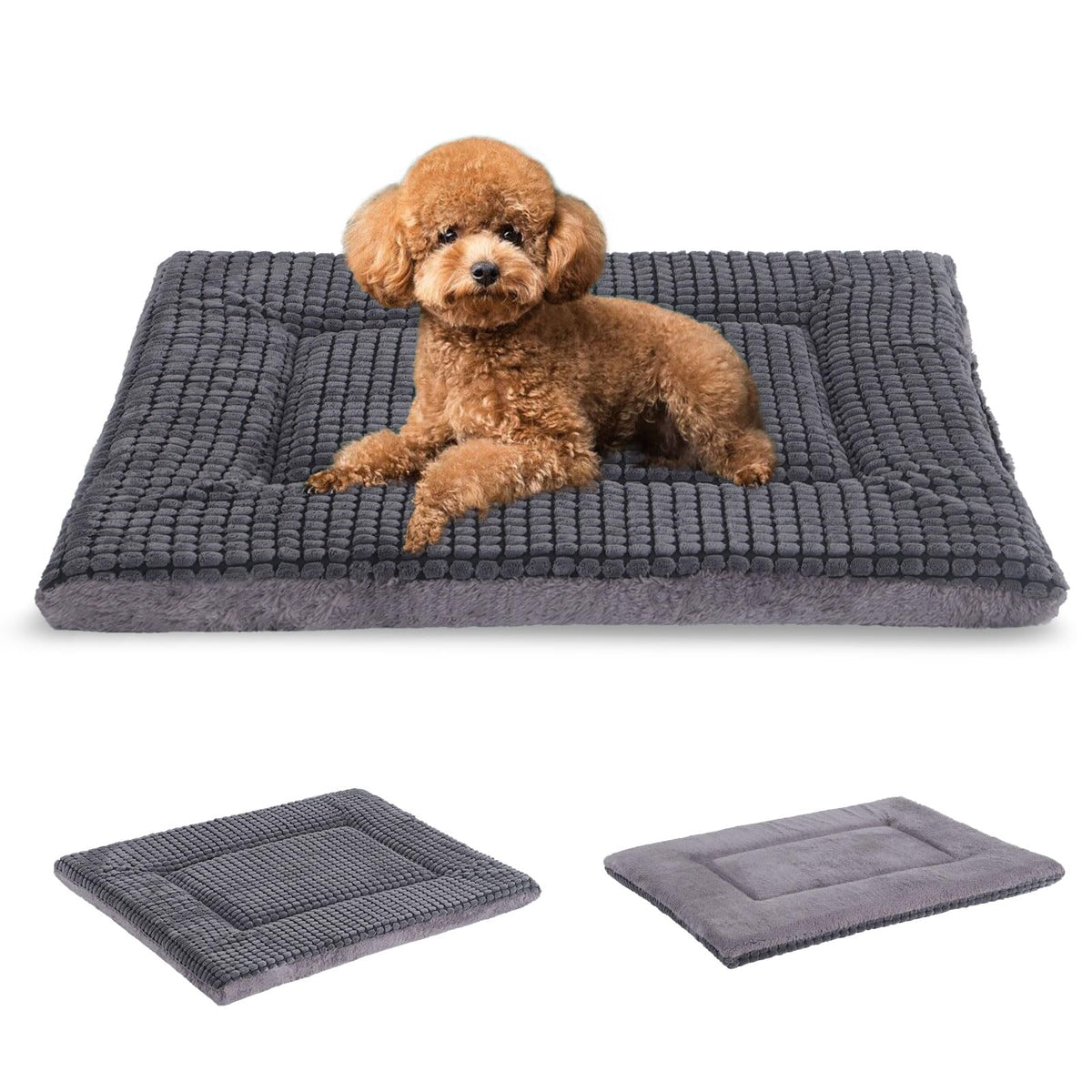 BVAGSS almohadilla reversible para perros, ideal para jaulas y viajes