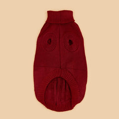 Bwealthest dog sweater elastic fit demonstrating stretch for comfort.