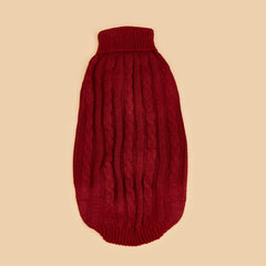 Bwealthest dog sweater soft fabric close-up highlighting warm, plush material.