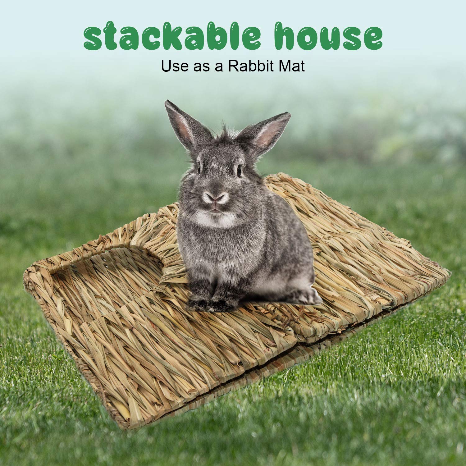 BWOGUE breathable grass hut stays warm in winter and cool in summer.