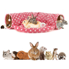 BWOGUE Bunny Tunnel Bed open setup for cozy play and rest.