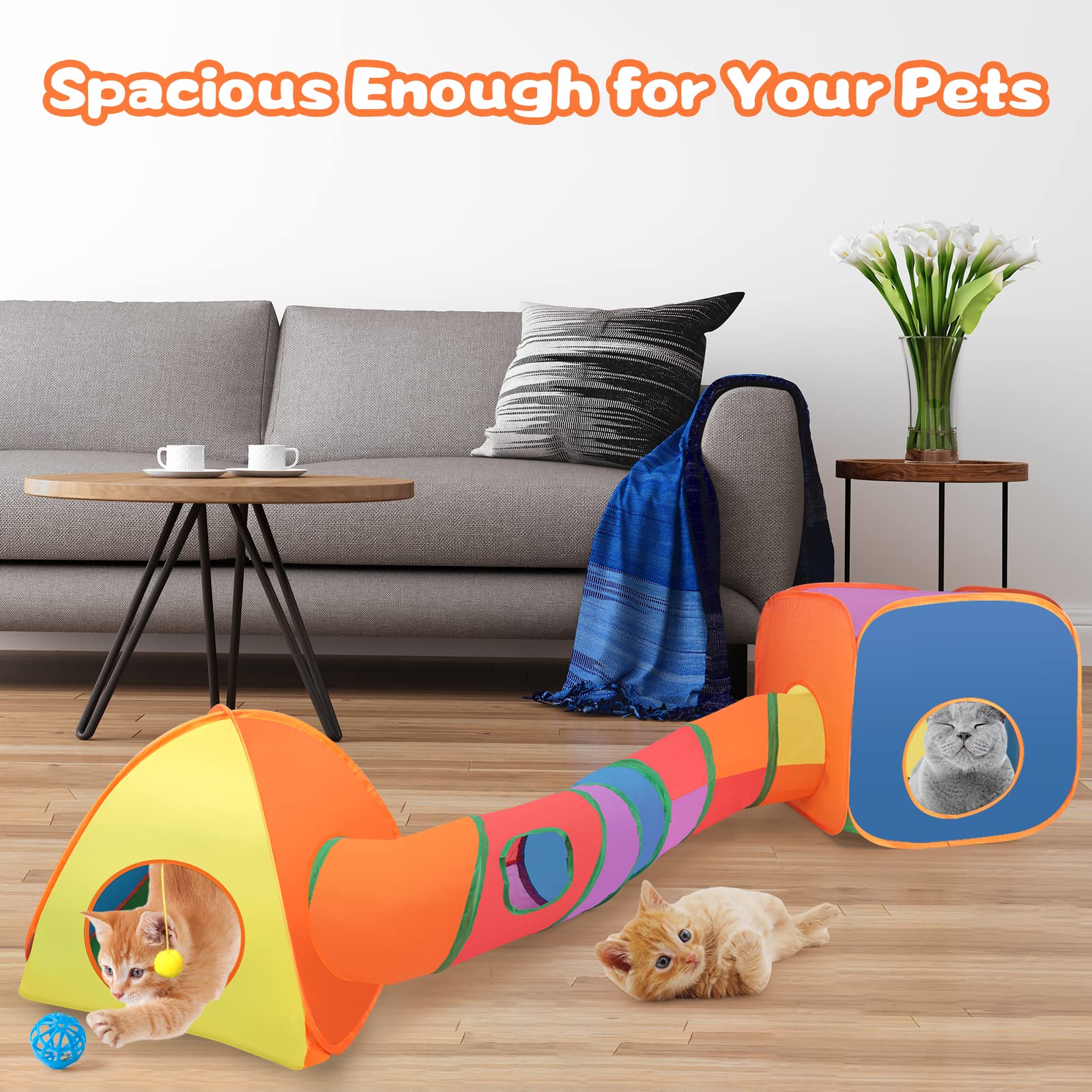 BWOGUE Bunny Tunnels DIY shapes with buckles for versatile layouts
