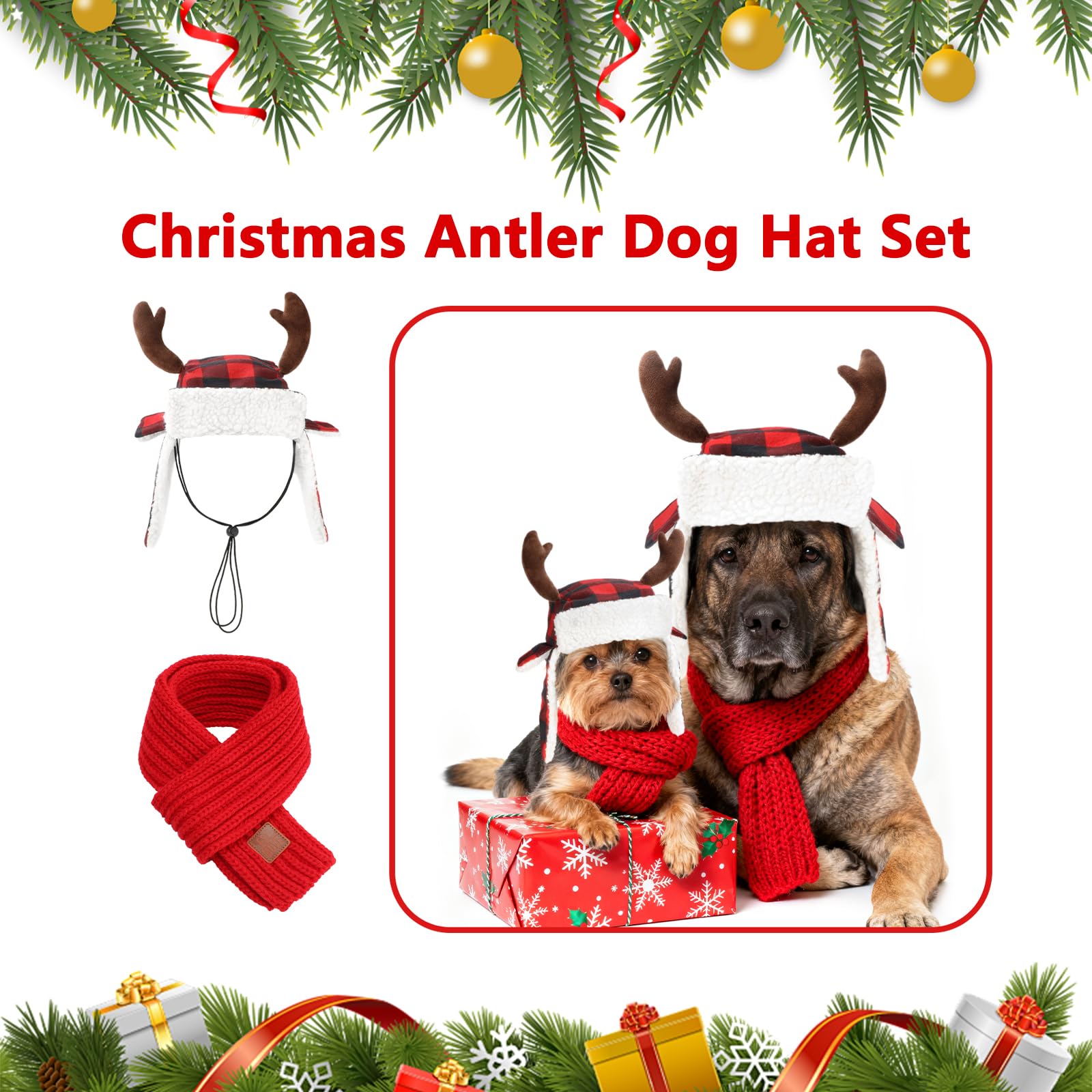 BWOGUE adjustable dog hat with drawstring ensures secure, comfortable wear.
