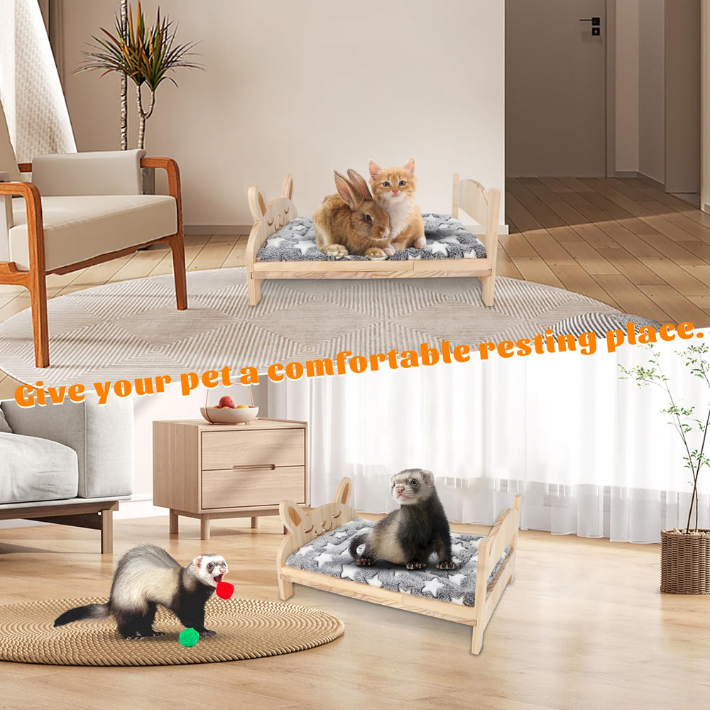 BWOGUE suitable for rabbits and guinea pigs sharing a cozy resting space.