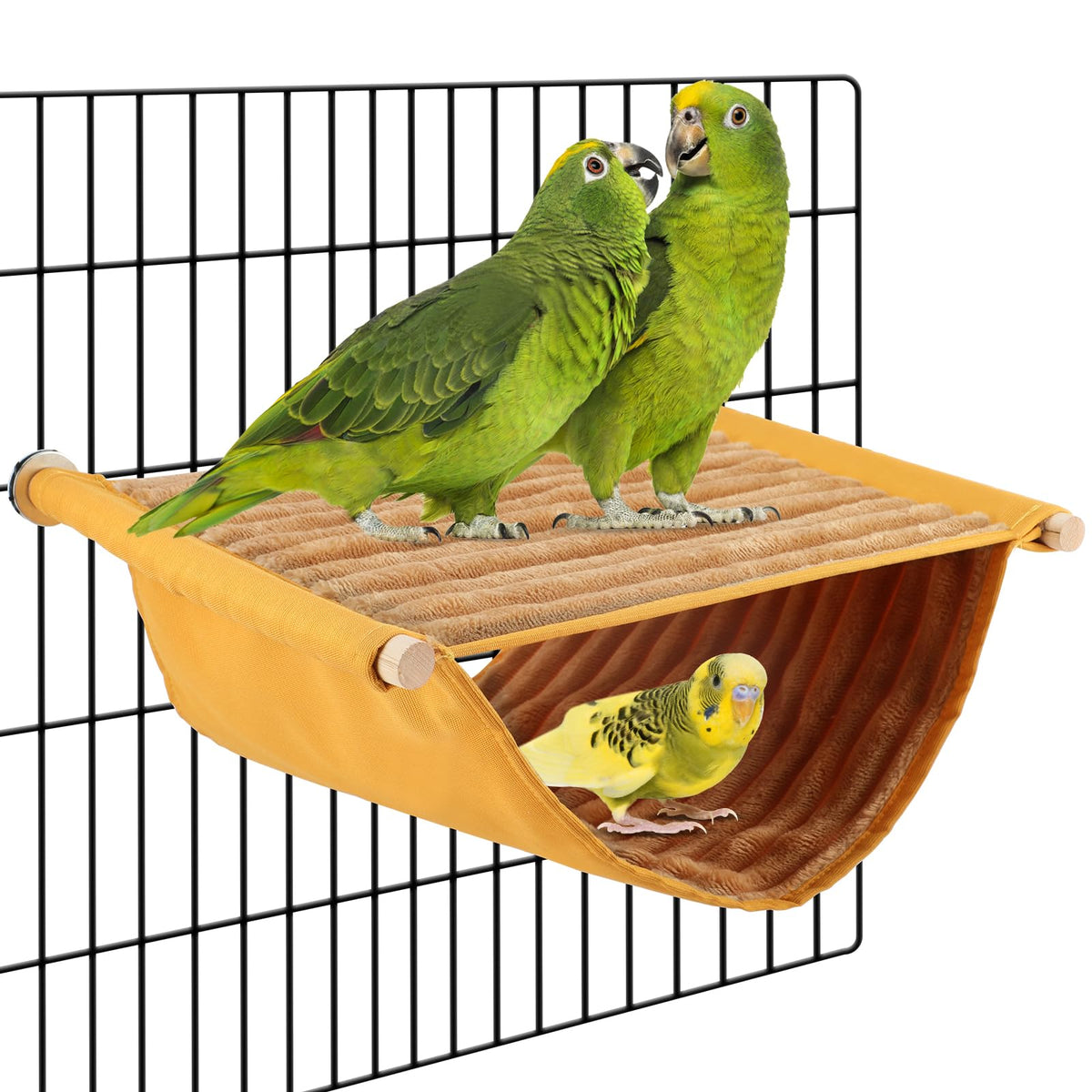 BWOGUE nido para aves cálido y cómodo para descanso en jaula.