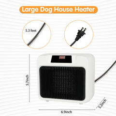 BWOGUE outdoor heater with thermostat control for precise temperature.