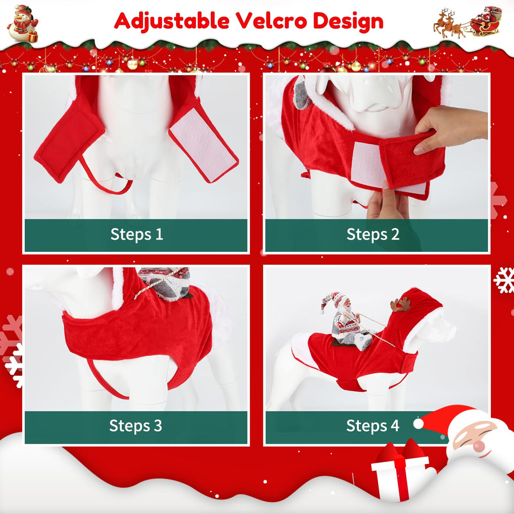 BWOGUE Santa Dog Costume party-ready look for festive events