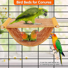 BWOGUE nido tamaño 13,56 x 9,2 pulgadas, apto para aves pequeñas.