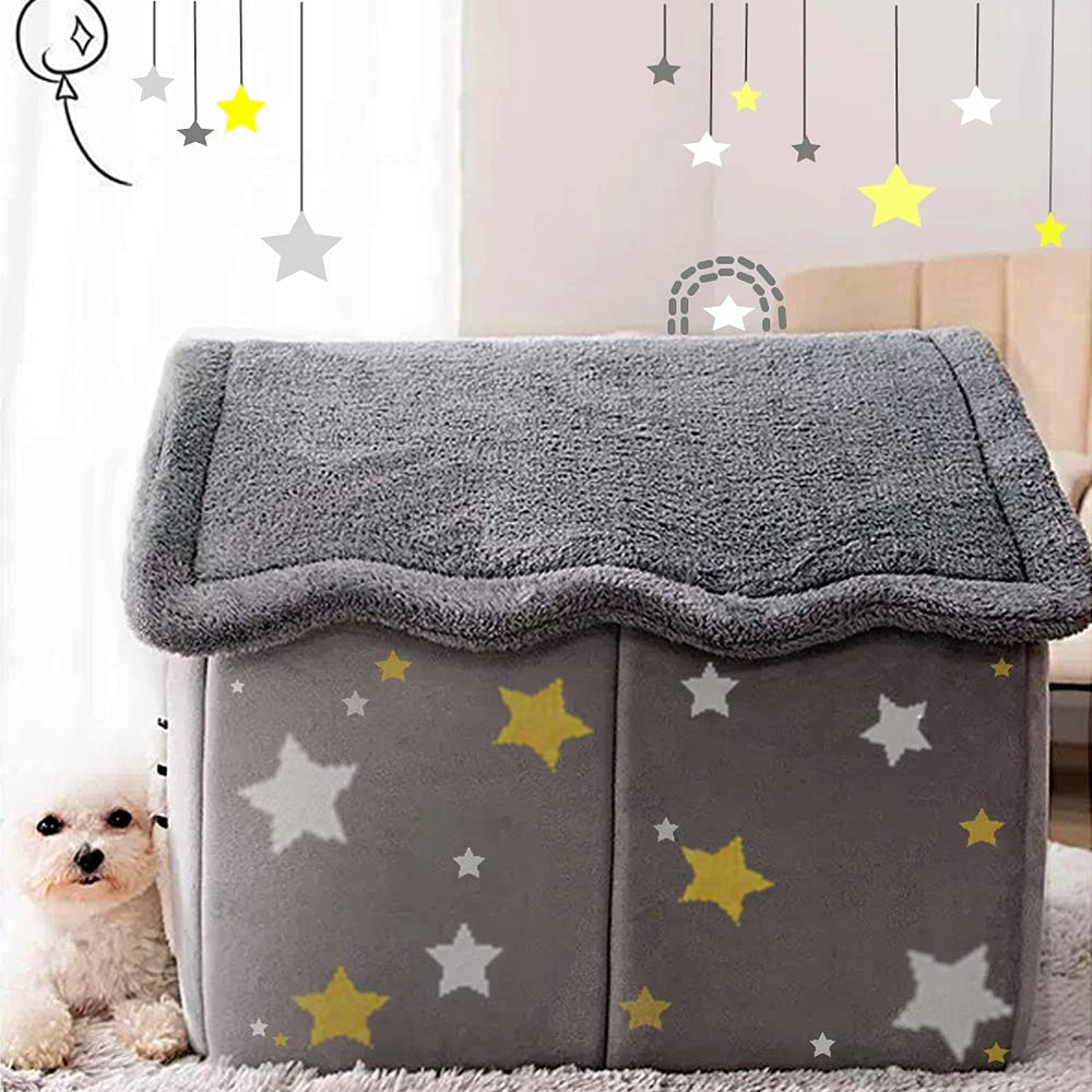 BXEBUI 16x13x14 size dog house designed for small pets.