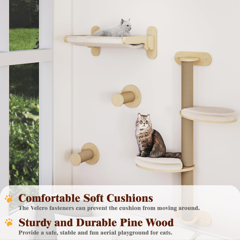 BYBYME cat jumping platform multi-level play space inviting exploration and exercise.