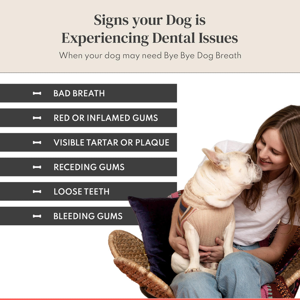 Bye Bye Dog Breath demonstrates improved mouth health over time