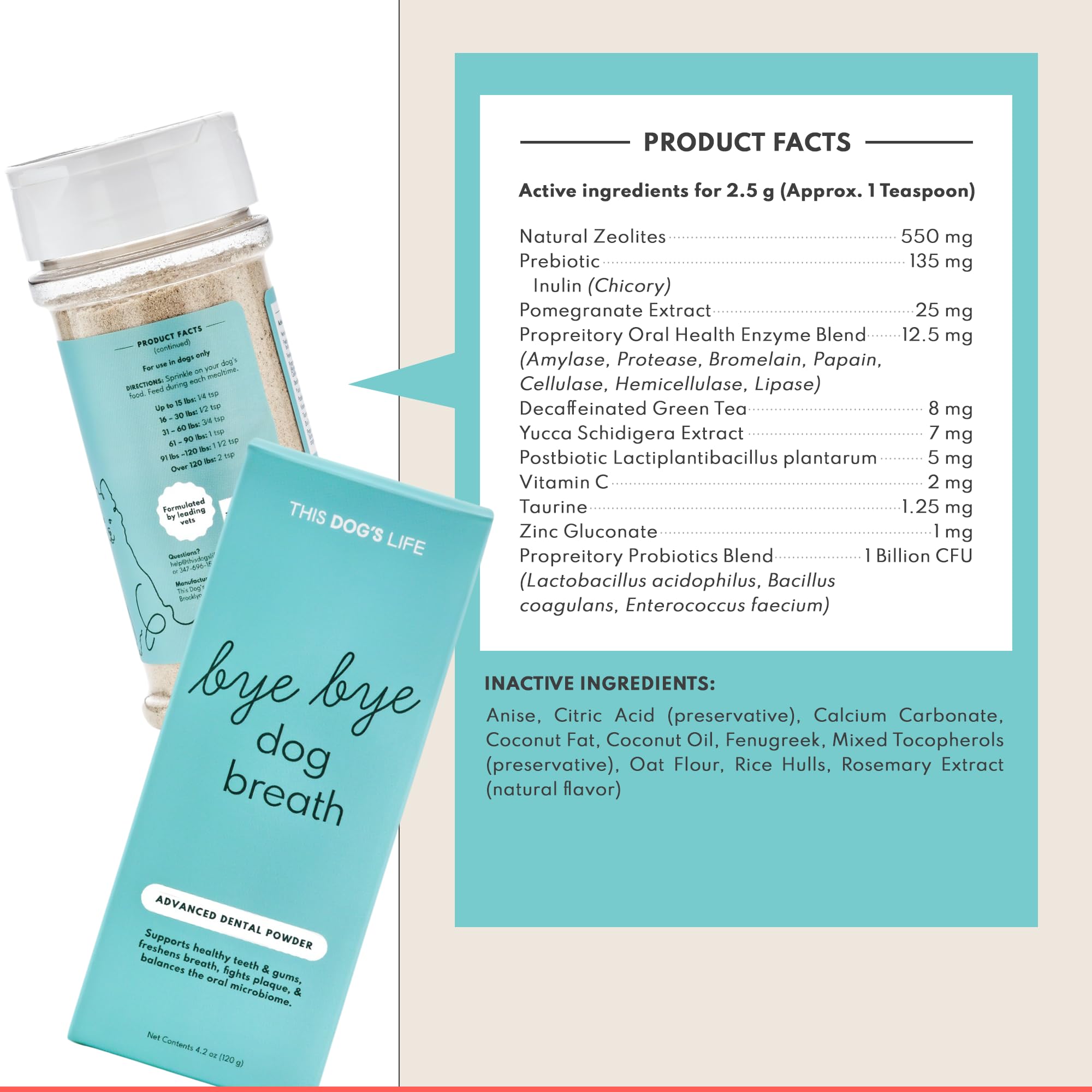 Bye Bye Dog Breath recyclable packaging highlights eco-conscious care