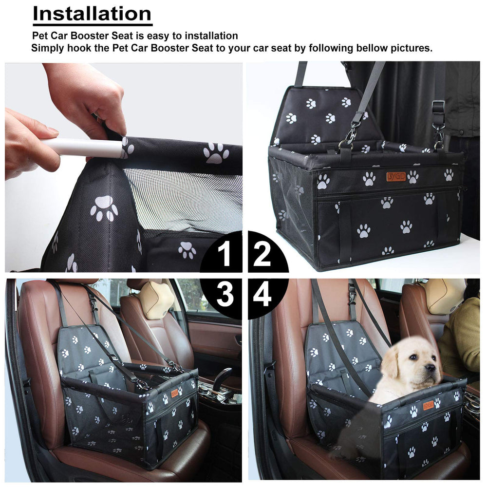 BYGD booster seat features rugged Oxford fabric for durability