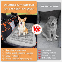 BYI Backseat Pet Bed Mat car-seat-fit ensuring secure use on most back seats