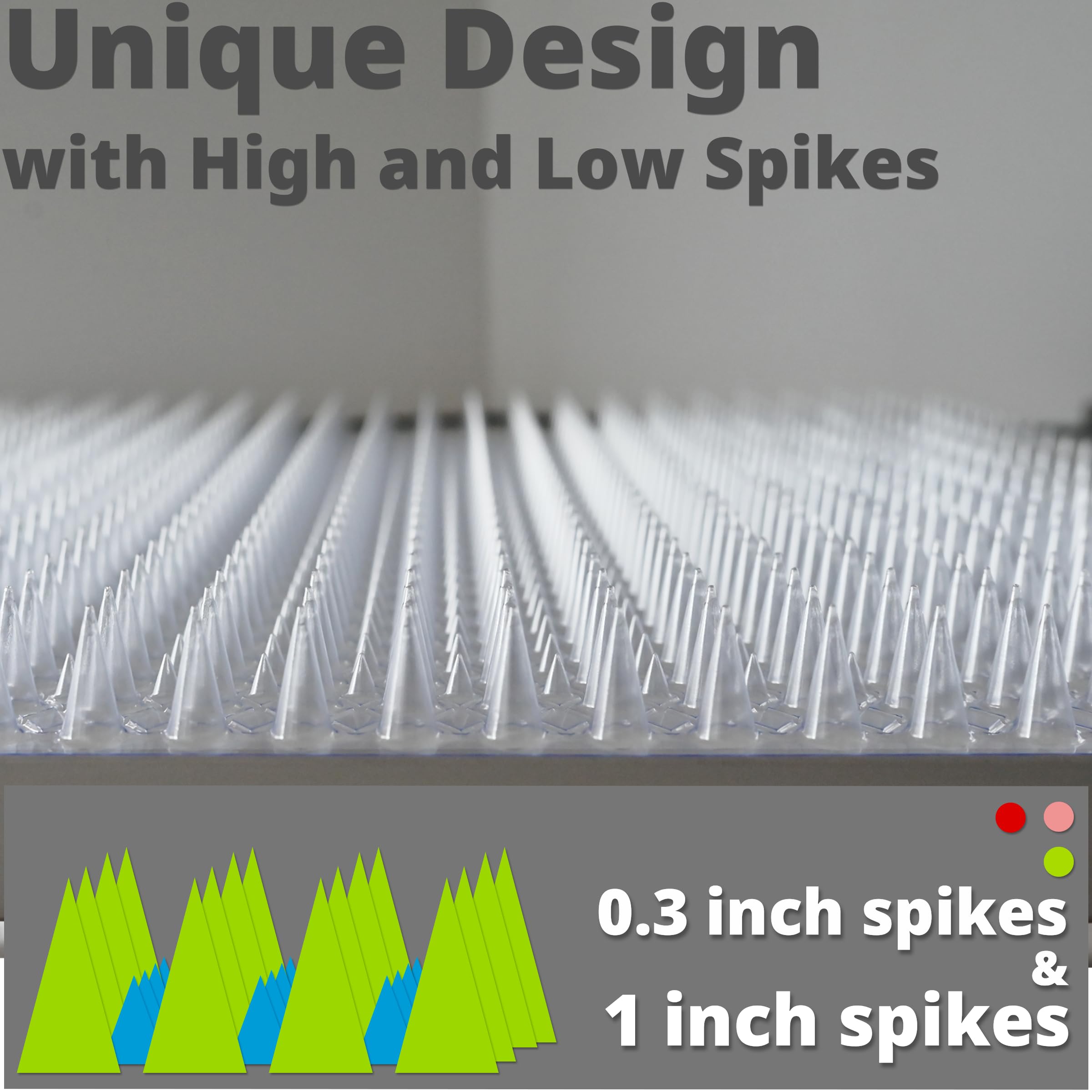 BYTEBAY scat mat indoor-outdoor coverage protects furniture, plants, and litter zones.
