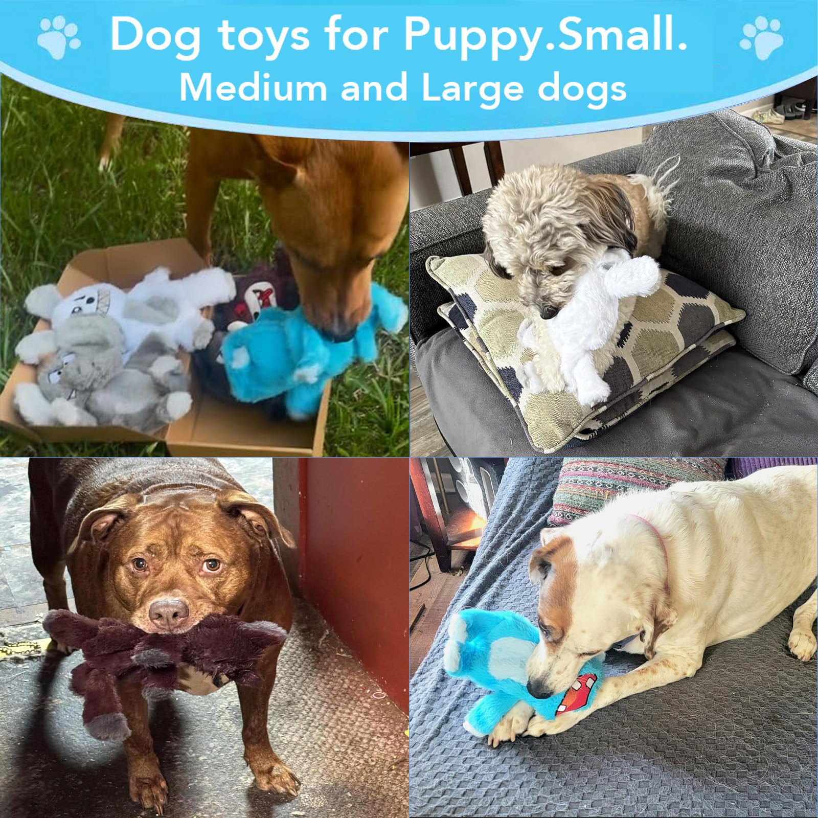 Bzonsmart reinforced stitching keeps up with regular chewing and playful tugging.