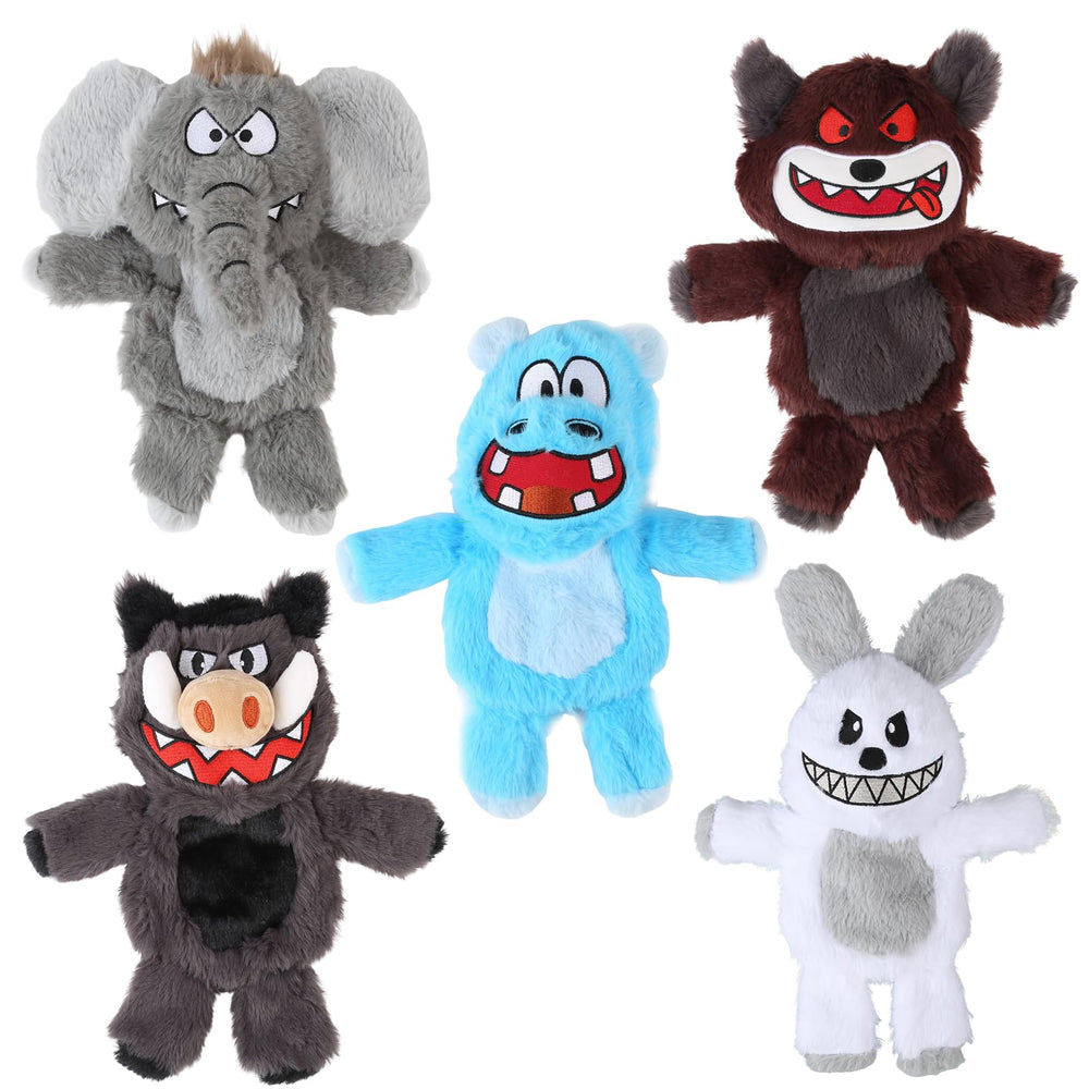 Bzonsmart non-toxic plush dog toy close-up emphasizes safety and soft texture.