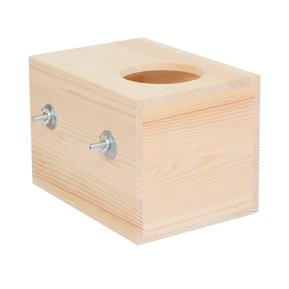 C-LIGHT Pet Chinchilla Hut dimensions image highlights compact size.