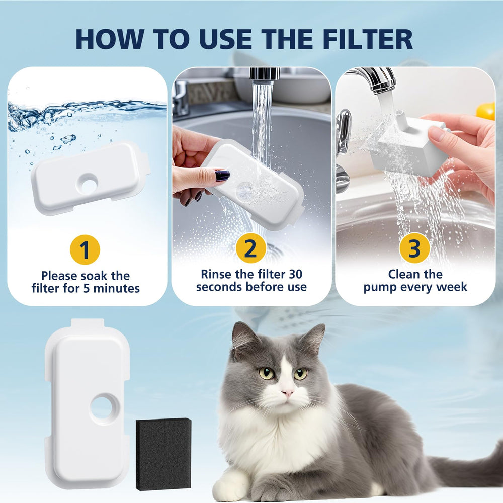 Cabiclean soak-and-rinse prep shot demonstrates proper filter activation