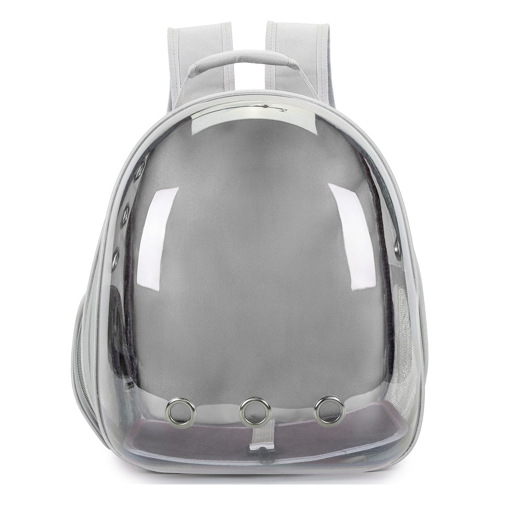 Cacihato cat bubble backpack shows airflow vents for breathable comfort during hikes.