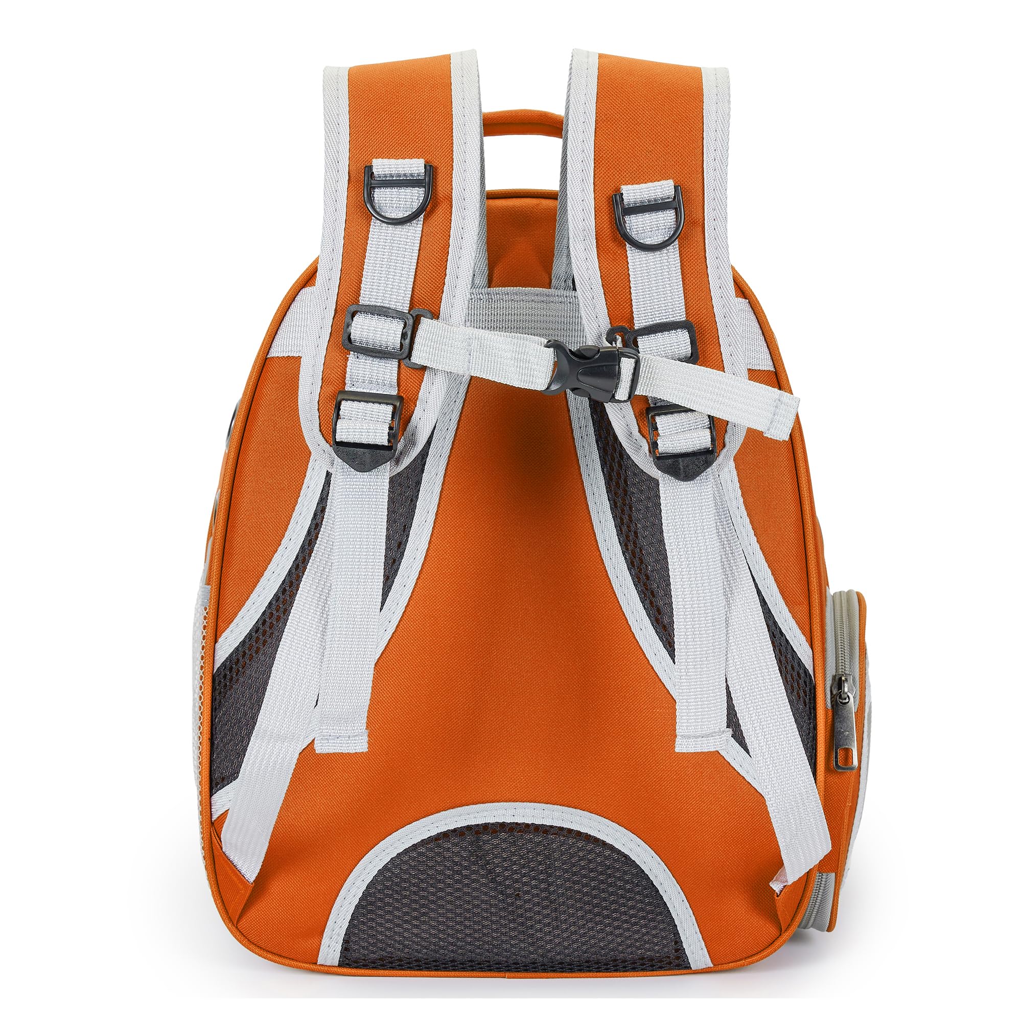 Cacihato Cat Bubble Backpack airline-approved dimensions shown for travel.
