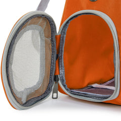 Cacihato Cat Bubble Backpack interior view emphasizing secure pet comfort.