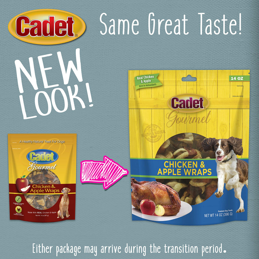 Cadet Gourmet Pollo y Manzana: sin colorantes artificiales para sabor natural