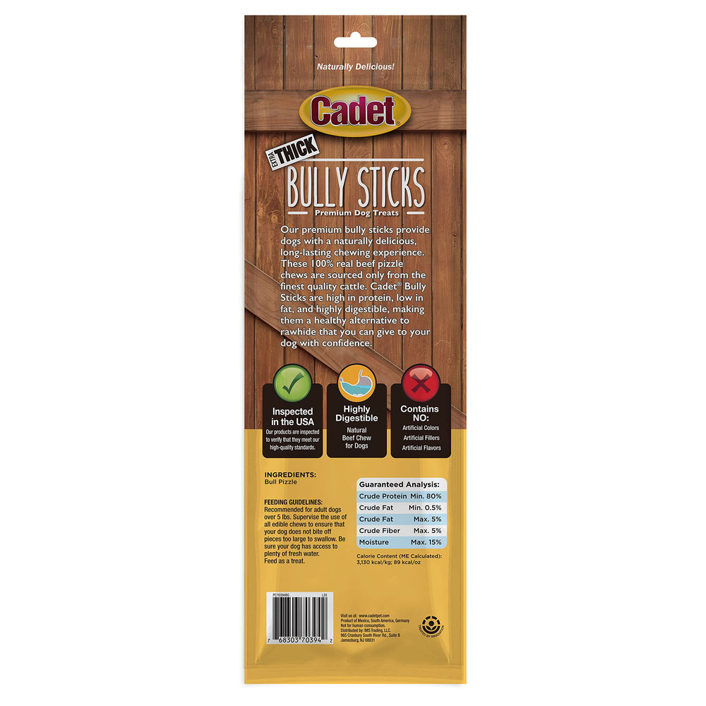 Cadet US-inspected chews showcasing quality manufacturing standards.