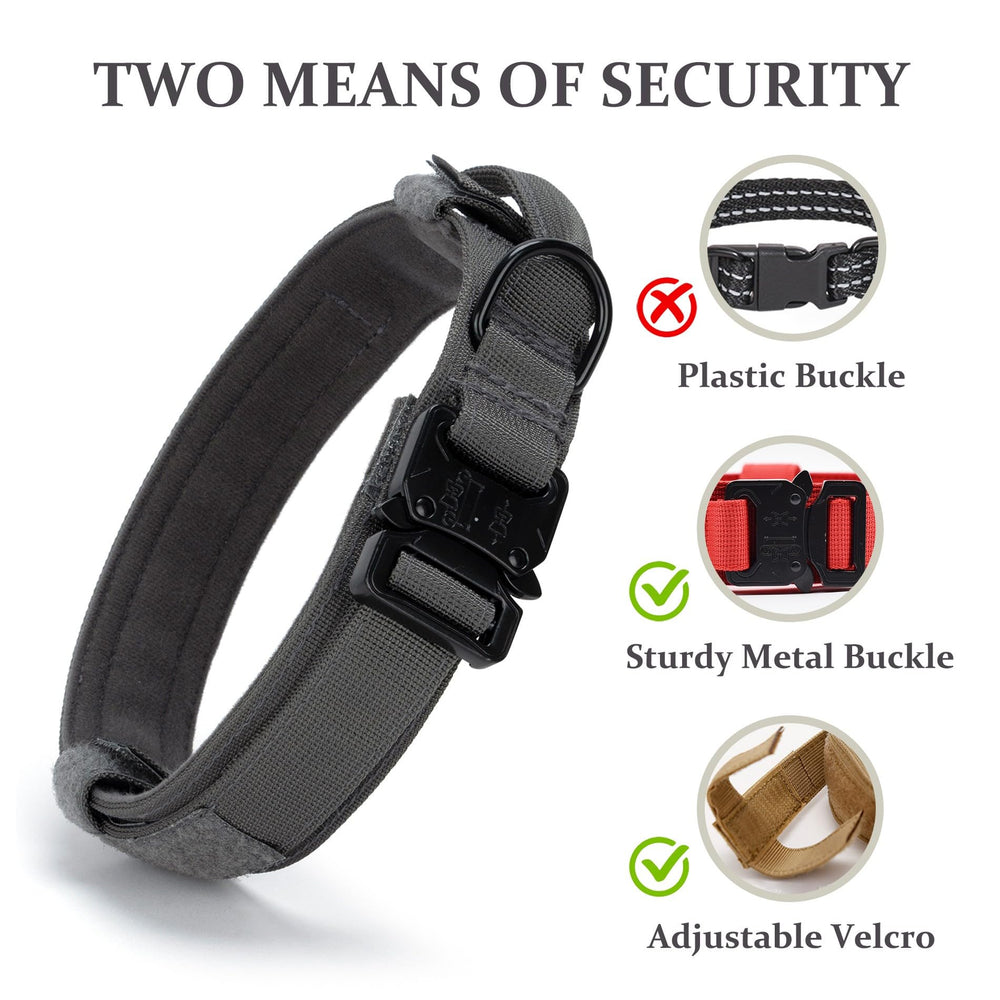 CADONO nylon collar material emphasizing 1000D durability and skin-friendly padding.
