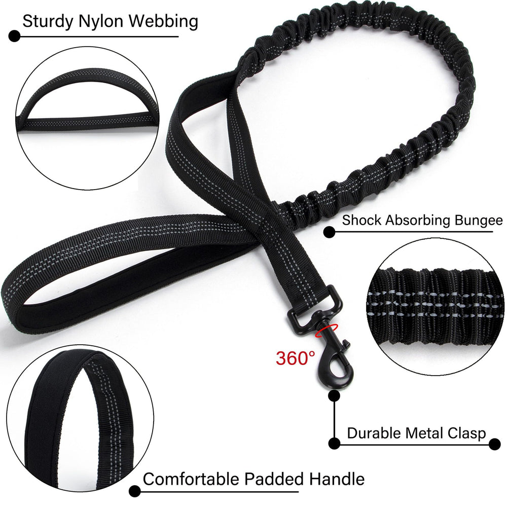 CADONO Tactical Dog Collar Set padding highlights soft interior for neck comfort.
