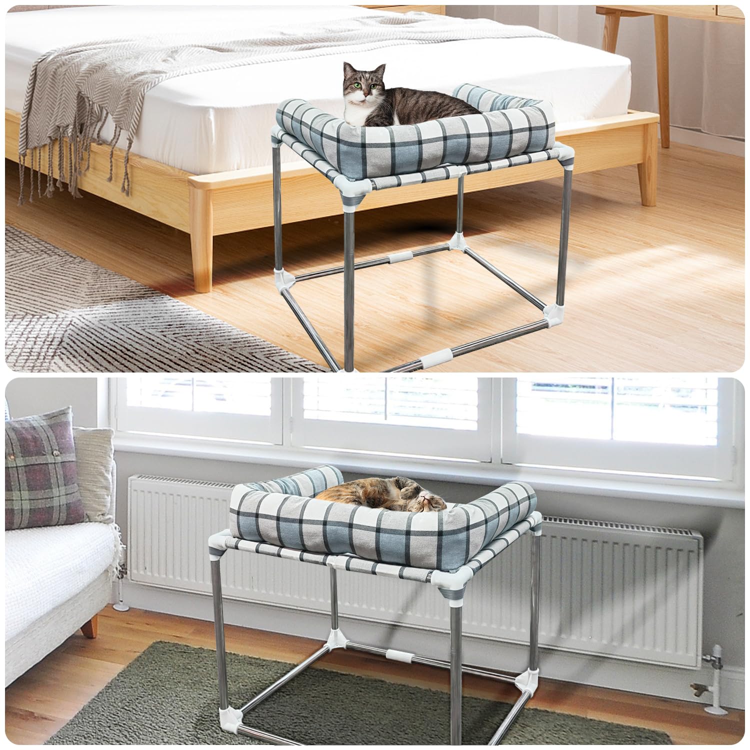 Caghash bedside cosleeper dog snuggle image shows your pet resting beside you.