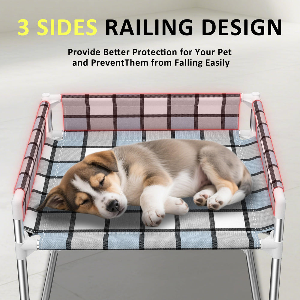 Caghash stainless steel frame keeps the bed sturdy for peaceful naps.