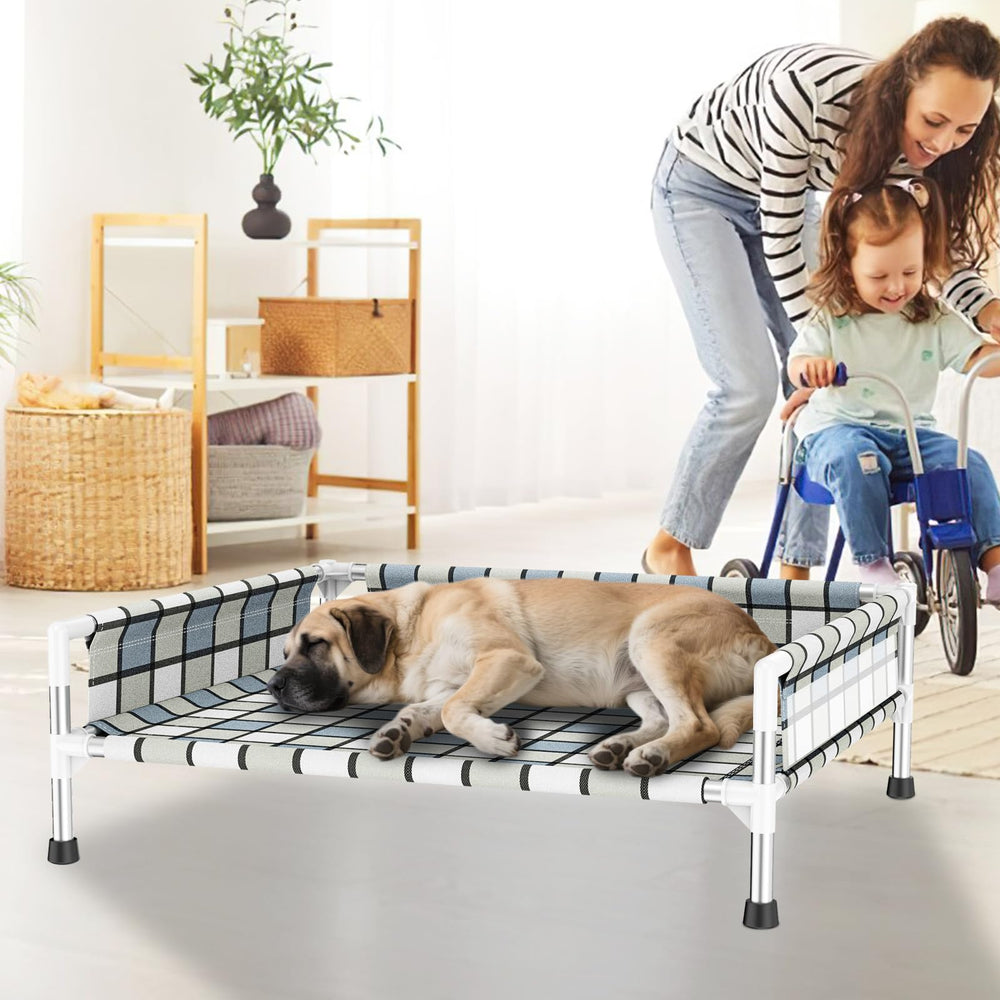 Caghash outdoor dog bed on patio or beach for relaxing sessions.