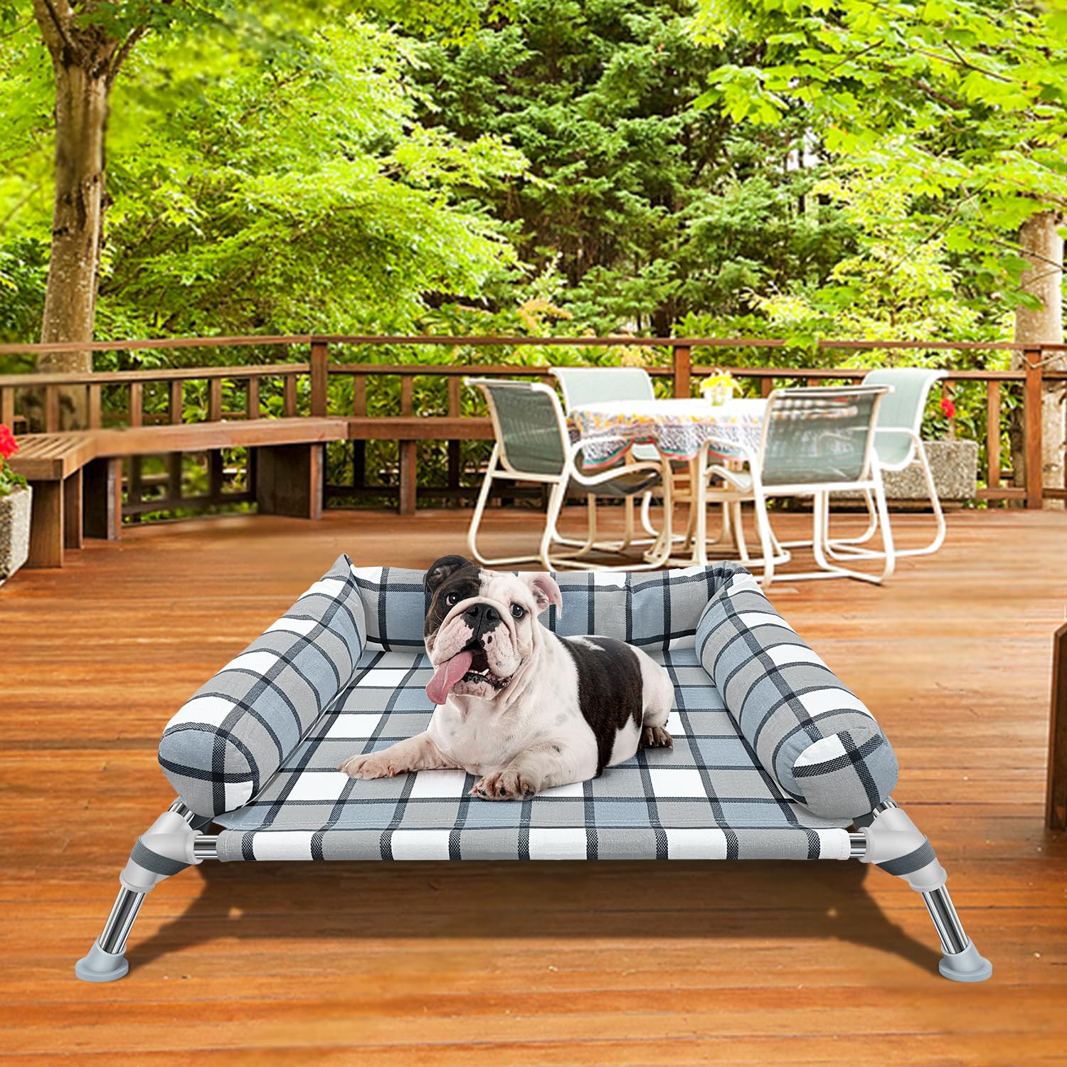 Caghash portable-washable dog bed cot image for travel-friendly, easy-clean resting.