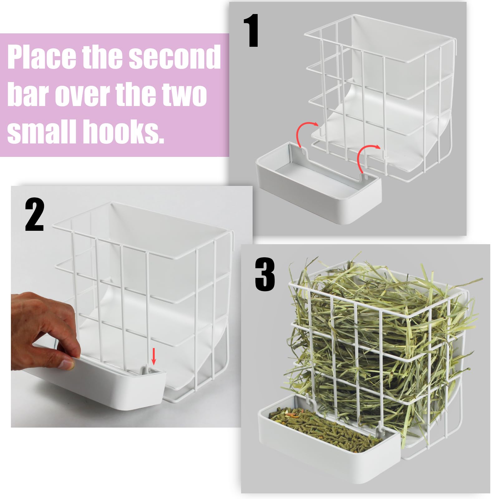 CAIQINLI heavy-metal frame offers durable, chew-resistant support.