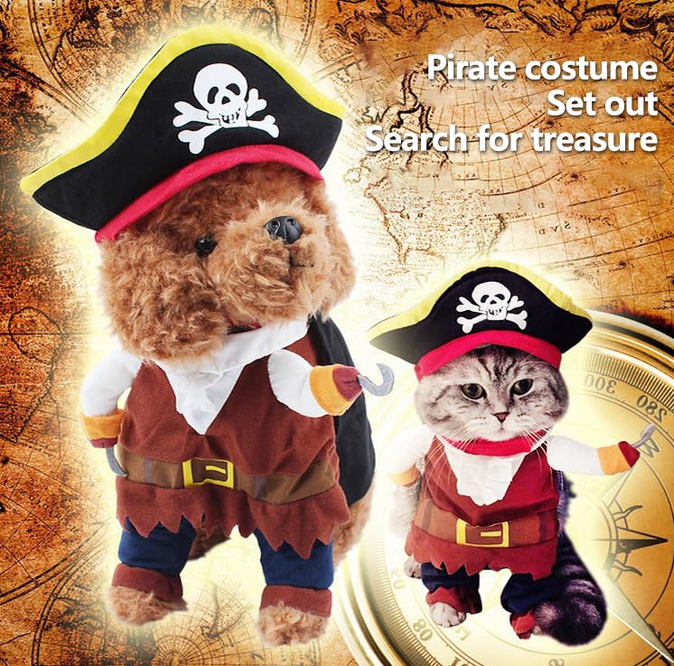 CAISANG pirate costume chest detail highlights playful design and comfort