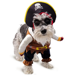 CAISANG pirate dog costume hat adds playful Halloween flair for pets and photos