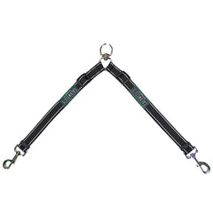Caldwell's Pet Supply Co. leash coupler two dogs assembly shows tangle-free walking in action.