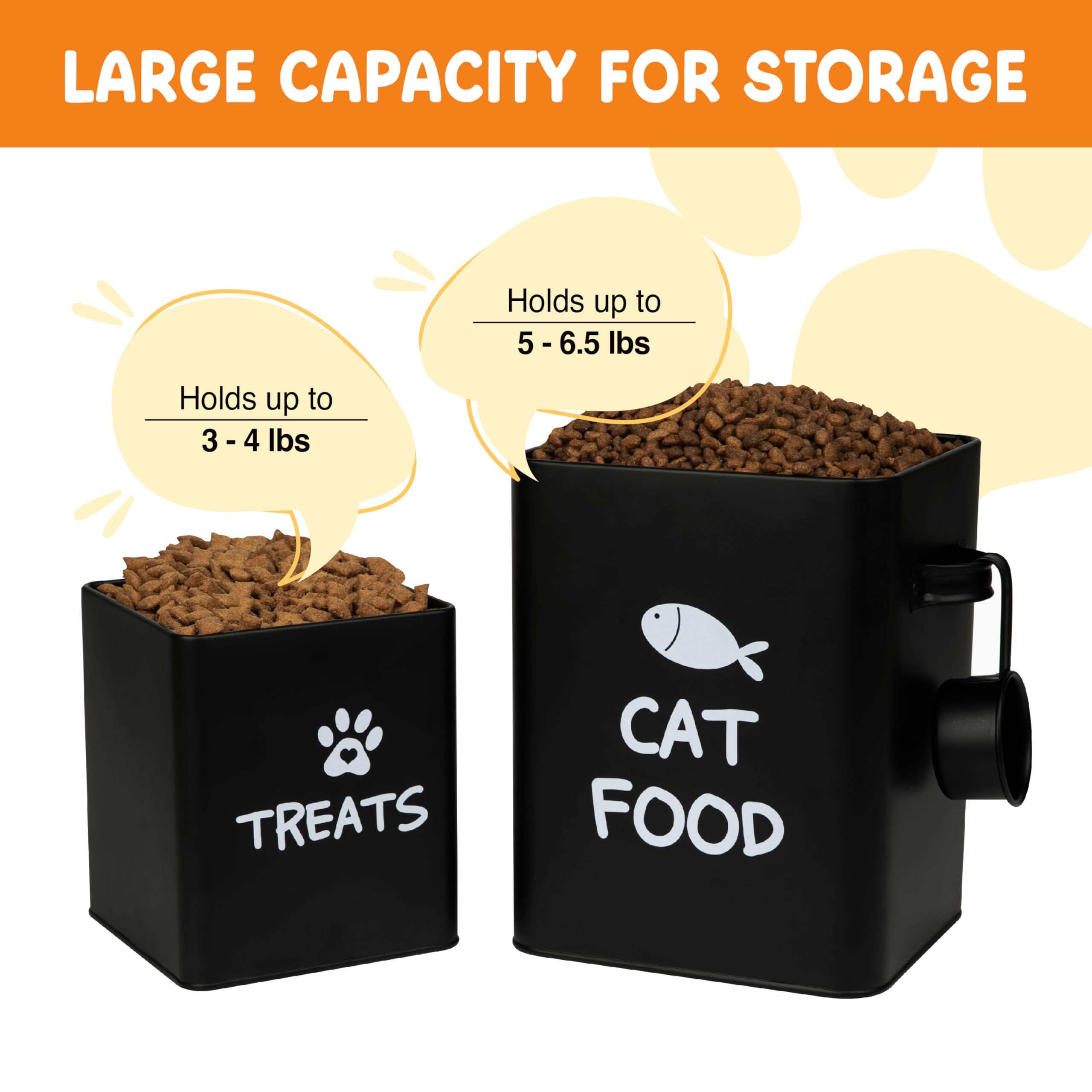 Calindiana wide top entrance for easy pouring and scooping