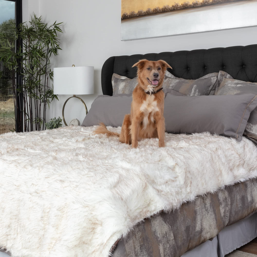 Callarome blanket in crate, versatile and cozy for pets.