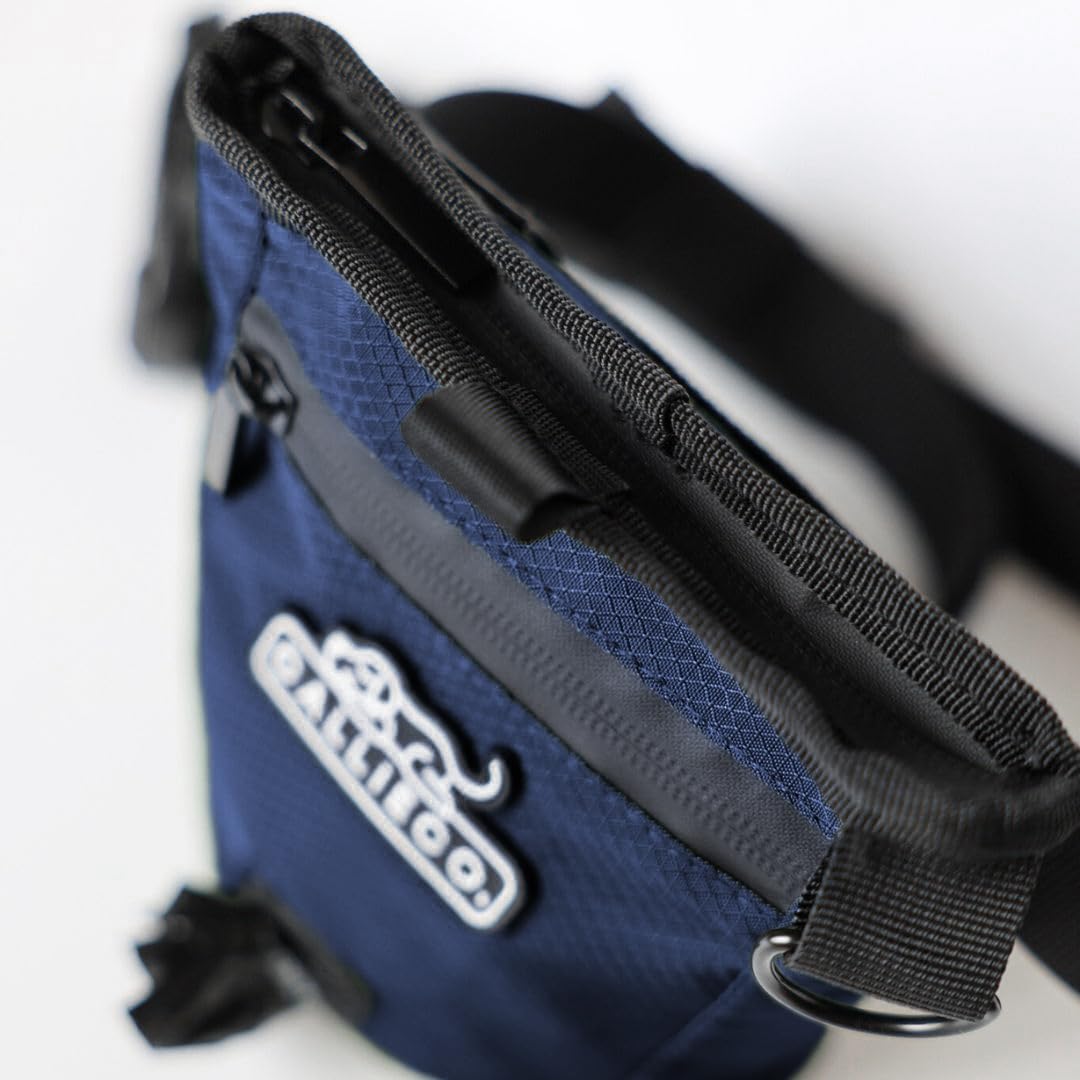 Callieco mini dog treat pouch adjustable waist belt for a comfortable fit
