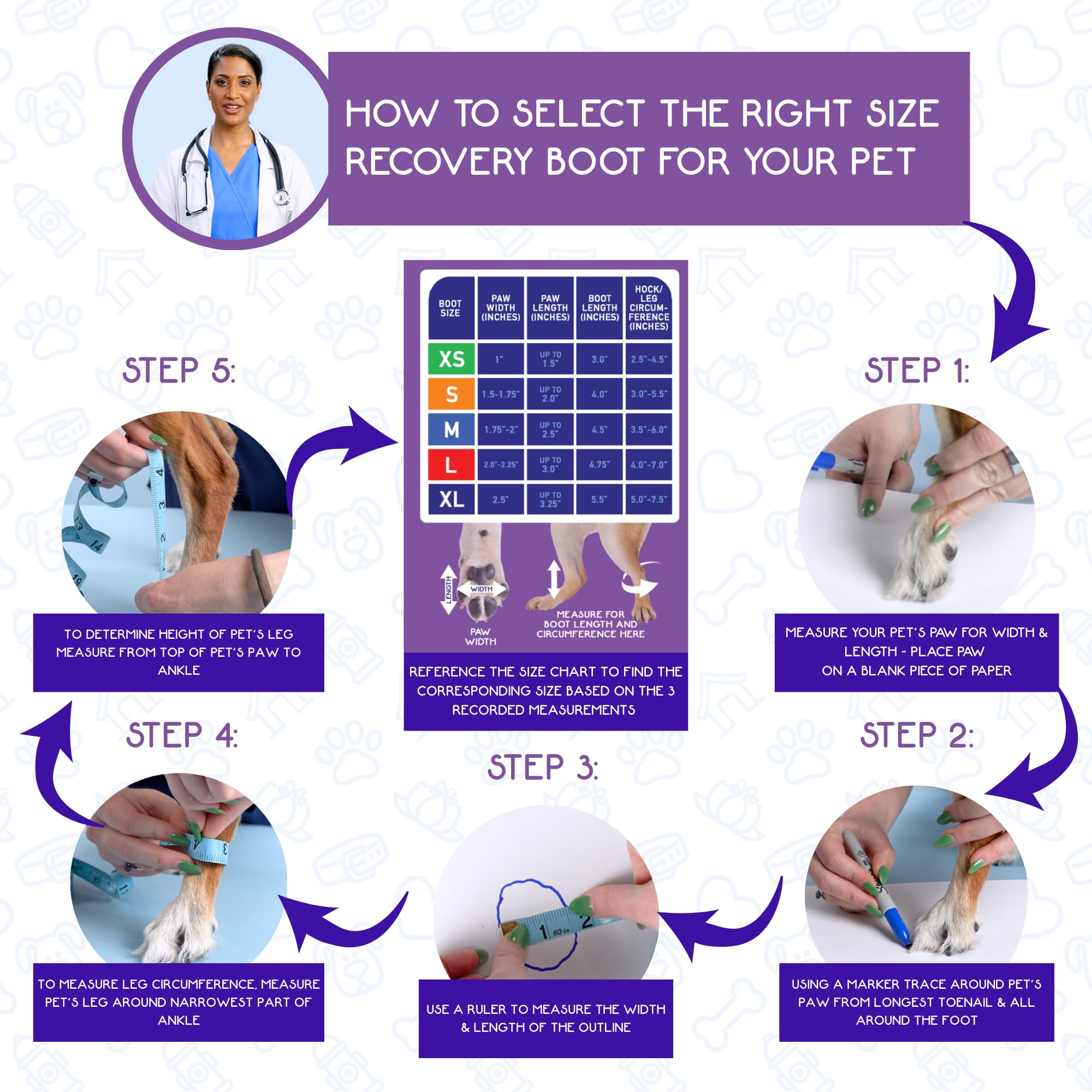 Calm Paws Recovery Boot XL on dog leg demonstrates protective coverage during activity