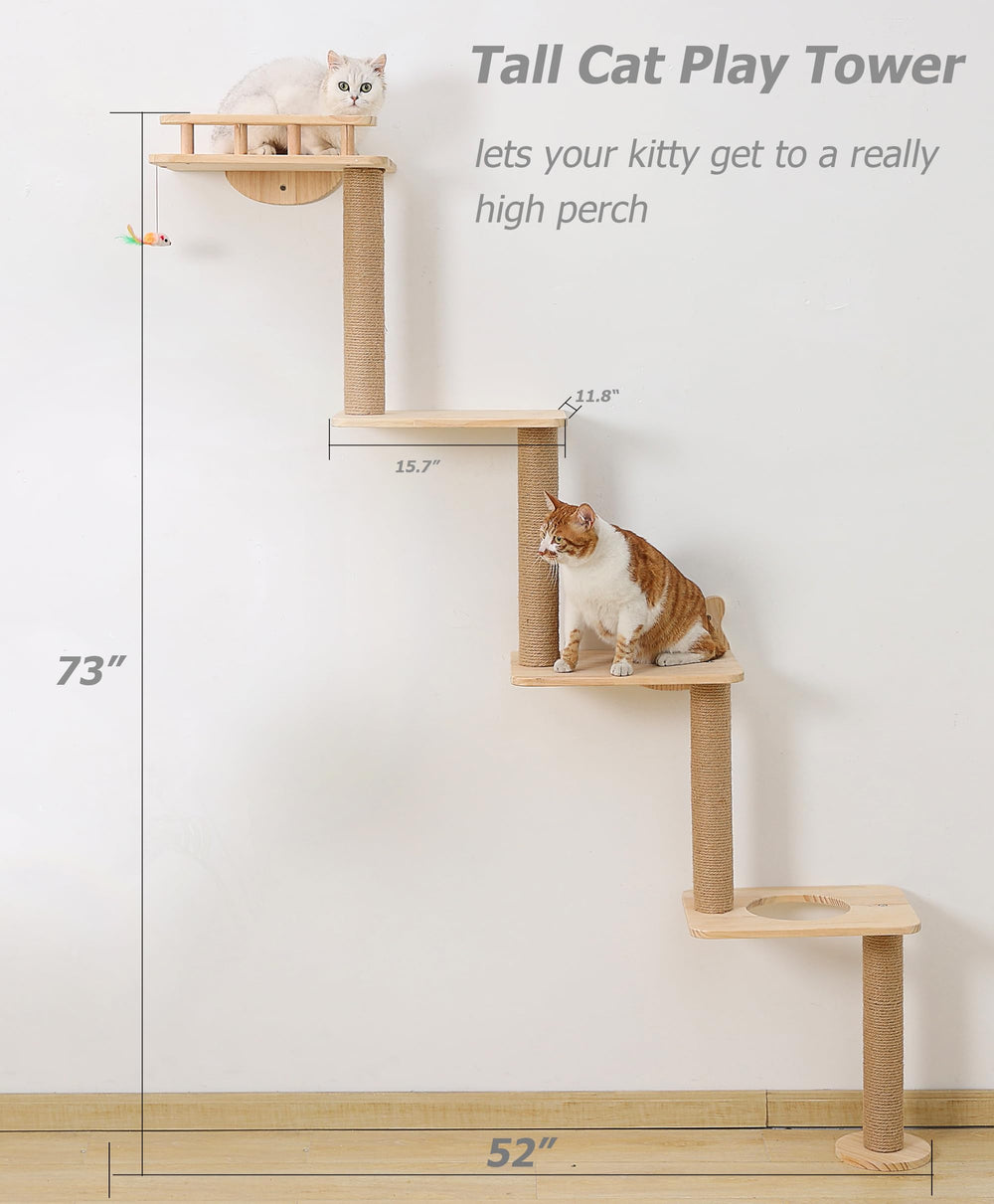 Caloreduce bottom shelf features a playful hole to explore during lounging.
