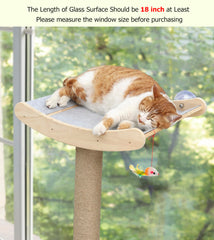 Caloreduce wooden pine platform supports big cats with stable lounge space