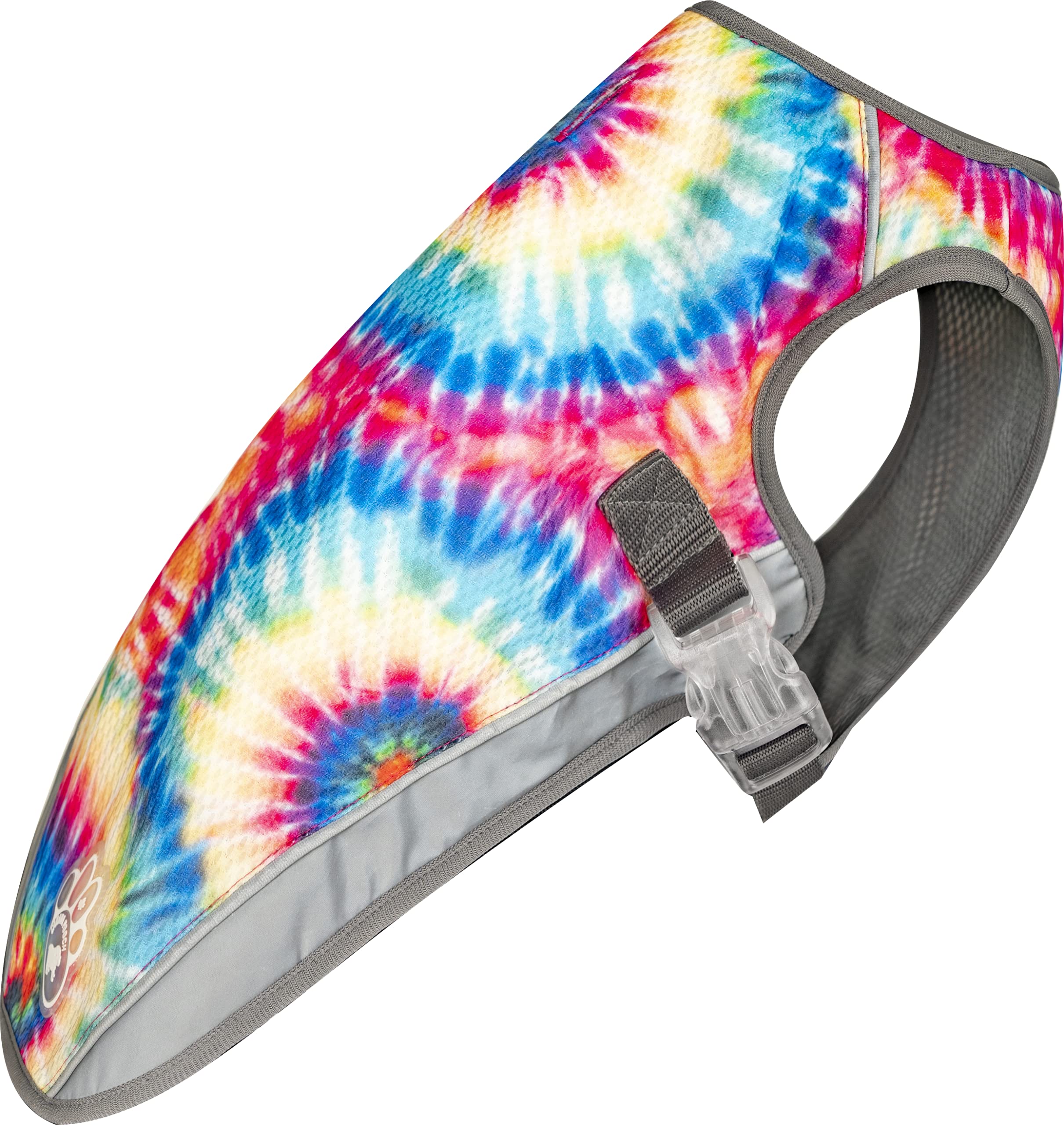Canada Pooch cooling vest features reflective lining for day and night visibility