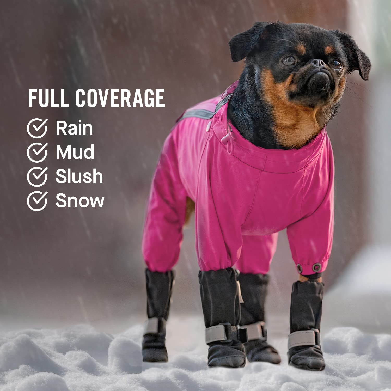 Canada Pooch dog winter boots size-chart helps ensure accurate fit.