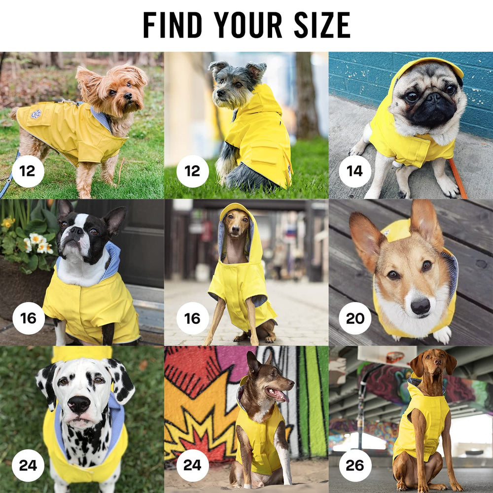 Canada Pooch Torrential Tracker dog rain jacket hood with back slit for leash access